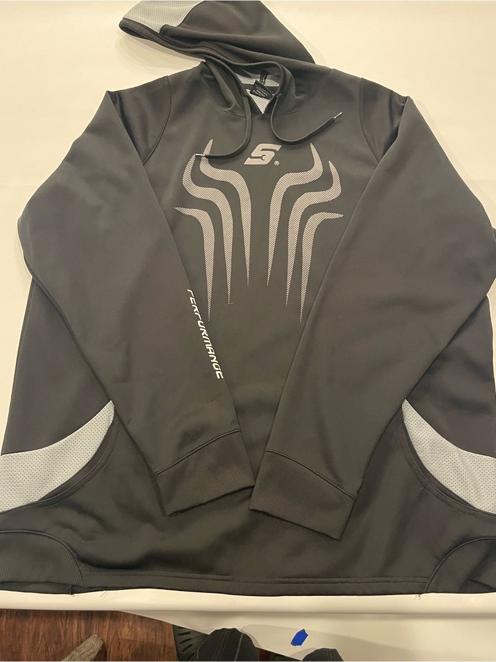 Snap-on Performance Logo Pullover Hoodie Mens 3XL Black/Gray Pockets.SKU#0609